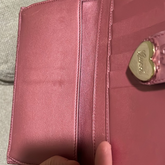 Gucci Guccisima Authentic metallic pink leather wallet - Picture 14 of 15